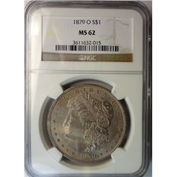 1879-O MORGAN DOLLAR NGC MS-64