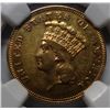 Image 2 : 1878 $3.00 GOLD NGC AU DETAILS - CLEANED