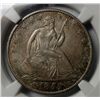 Image 2 : 1855-O ARROWS SEATED HALF DOLLAR NGC MS62 BEAUTIFUL COLOR!