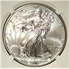 Image 2 : 2011 AMERICAN SILVER EAGLE FROM THE 25TH ANNIVERSARY SET MS 69 FROM NGC