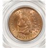 Image 1 : 1901 INDIAN ONE CENT GEM BU CHERRY MOSTLY RED!