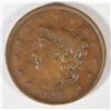 Image 1 : 1836  large penny   VF/XF est $75-$80