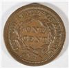 Image 2 : 1853  large penny   XF est $55-$60