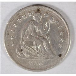 1856 half dime  XF est $45-$50