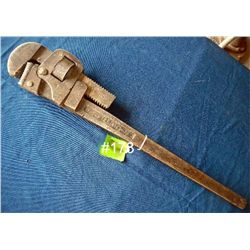 Old large pipe wrench