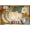 Image 1 : Box of Horns, Coca-Cola Tin, Old Bibles, and More!