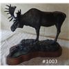Image 2 : "Moose and the Beaver Pond" in Bronze by Kruckenbe