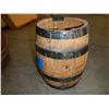 Image 1 : Wood Barrel 10.5" high x 9" Dim.