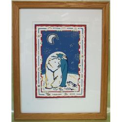 Polar Express Serigraph By Sally Stetson 52/97