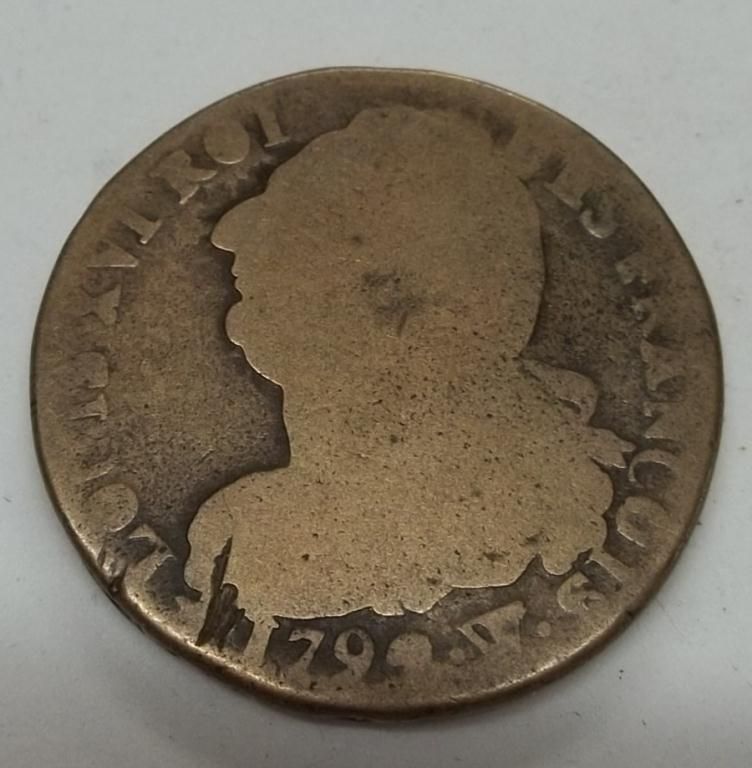 1792 France Louis XVI 2 Sol French Revolution Coin