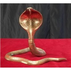 4" Tall Brass Cobra