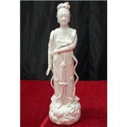 Ceramic Chinese Woman Figurine