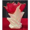 Image 1 : Gilt Trimmed Tulip Ceramic Vase