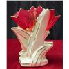 Image 2 : Gilt Trimmed Tulip Ceramic Vase