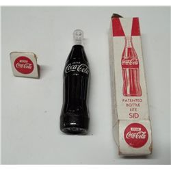 Vintage Coca-Cola Bottle Lite w/Box - Non-Working