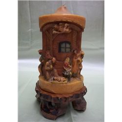Large Johann Gunter German Christmas Candle