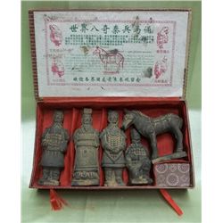 Qin Dynasty Terra Cotta Figurine Miniature Repros