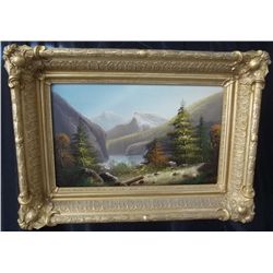 Hartwick Attributed Oil On Canvas - Restored