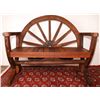 Image 1 : Wagon Wheel Bench