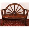Image 3 : Wagon Wheel Bench