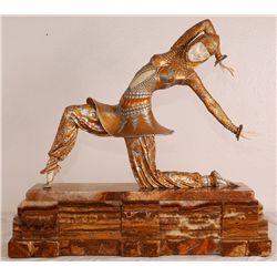 Chiparus "Carmona" on Marble Base