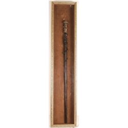 Antique SIlver and Turquoise Cane 9" x 46"