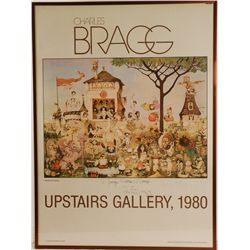 Autographed Charles Bragg Framed Poster 24" x 33"