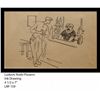 Image 1 : Ludovic Rodo Pissarro "Bar Scene" Original Drawing