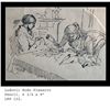 Image 1 : Ludovic Rodo Pissarro "Women Sewing" Drawing