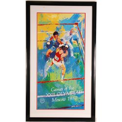 Leroy Neiman "Games of the XXII Olympiad Moscow 1980" Poster