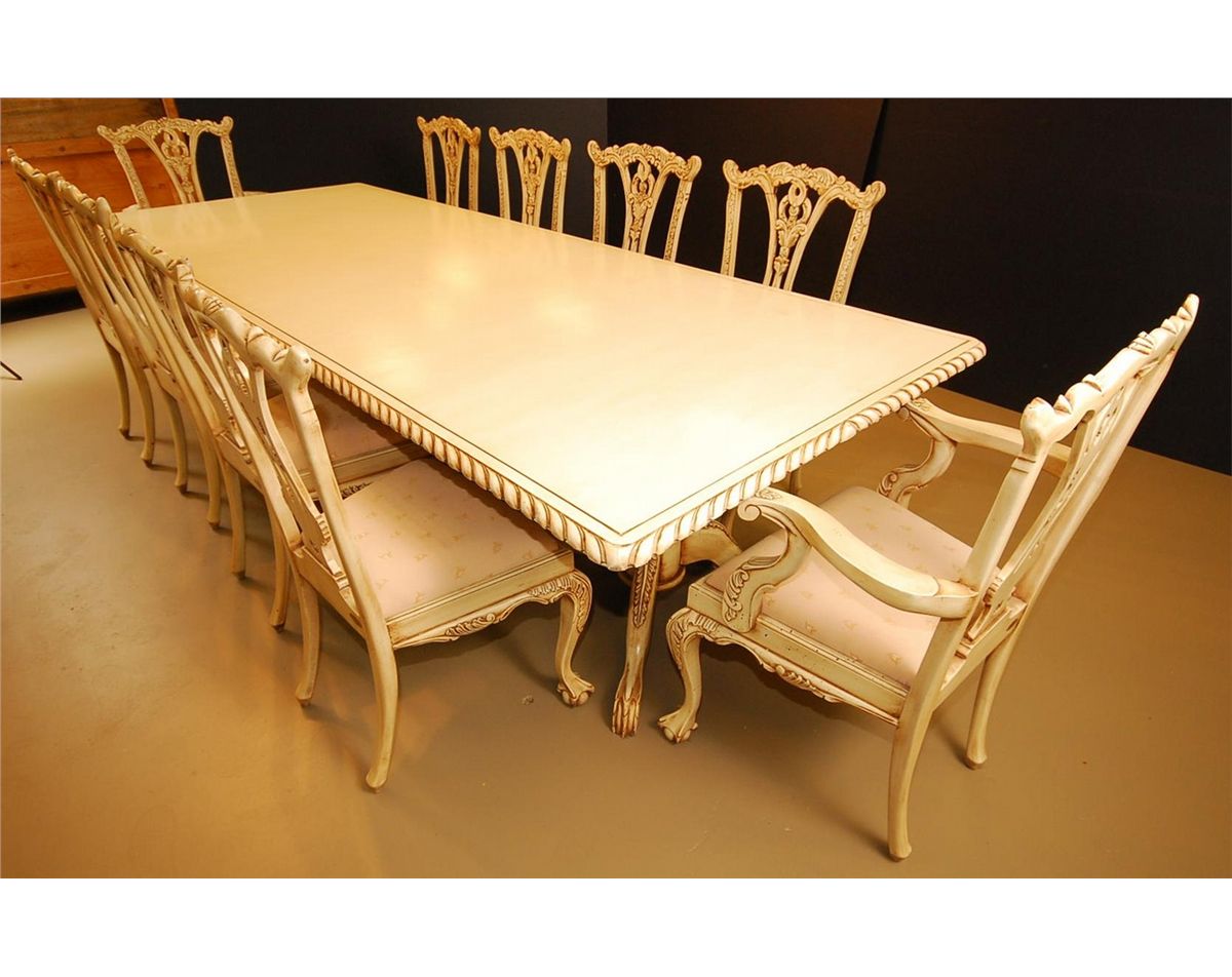 Chippendale 10 Seat Dining room set