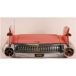 Vintage Cassette Player AM/FM Radio as a Pink Antique Car