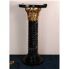 Image 1 : Twisted Marble Pedestal 37.5" Tall