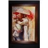Image 1 : Lina  Sotskova "Under Umbrella 3" Hand Signed Giclee On Canvas