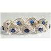 Image 1 : Sapphire and Diamond Bracelet