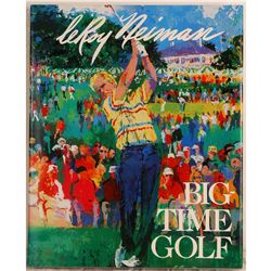 Leroy Neiman "Big Time Golf" Hand Signed Book