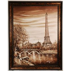 Eiffel Tower Oil on Canvas