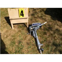 2 hp Evinrude motor. It has not run for 2-3 years and will need tune up and carb cleaning