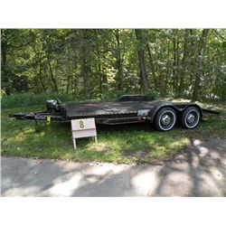 1991 Tailwind Trailer tandem axel, X-3 Superwinch Steel deck sn#154DH1626MT007652