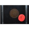 Image 1 : 1903 Indian Head One Cent In Display Case; EST. $2-5