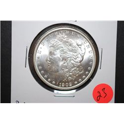 1902-O US Silver Morgan $1; BU; EST. $45-55