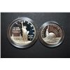 Image 1 : 1986-S US Liberty Two-Coin Proof Set; Ellis Island Commemorative $1 & Nation Of Immigrant Commemorat