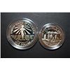 Image 2 : 1986-S US Liberty Two-Coin Proof Set; Ellis Island Commemorative $1 & Nation Of Immigrant Commemorat