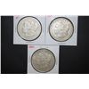 Image 1 : 1880, 1884 & 1886-O US Silver Morgan $1; Lot of 3; EST. $100-125