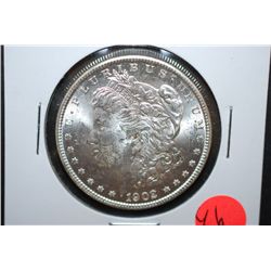 1902-O US Silver Morgan $1; BU; EST. $45-55