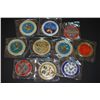 Image 2 : Military Challenge Coin; Various Dates, Bases, People, Etc.; Lot of 10; EST. $20-60