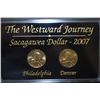 Image 1 : 2007 US Westward Journey Sacagawea $1 In Display Case; P&D Mints; EST. $3-6