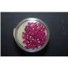 Image 2 : Diamond-Shaped Simulated Maroon-Colored Gemstones; Lot of Approximately 35 Stones; EST. $10-20