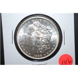 1888-O US Silver Morgan $1; BU; EST. $45-65