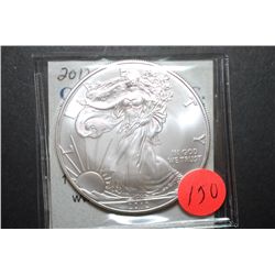 2012 US Silver American Eagle $1; 1 Oz. Fine Silver; EST. $35-45